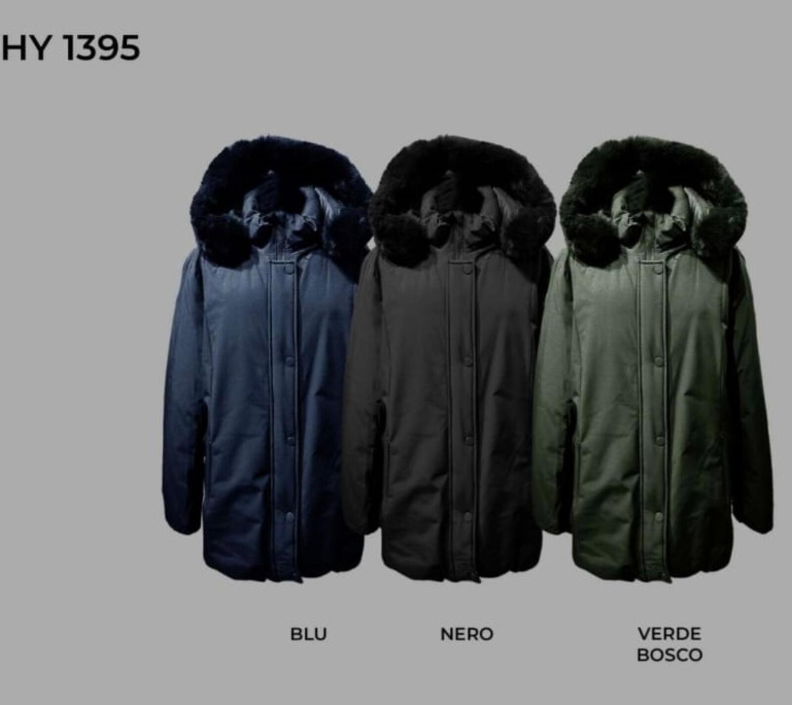 GIUBBOTTO CONFORMATO DONNA HY1395 Tellini S.r.l. Ingrosso Abbigliamento