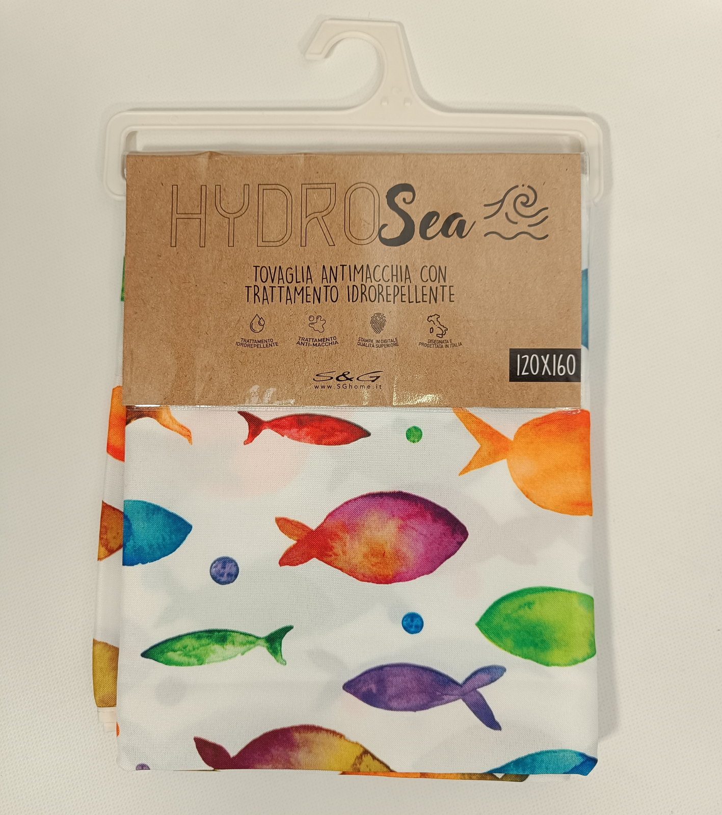 4P HYDRO SEA SCHMUTZABWEISENDE TISCHDECKE 120X160 - Tisch