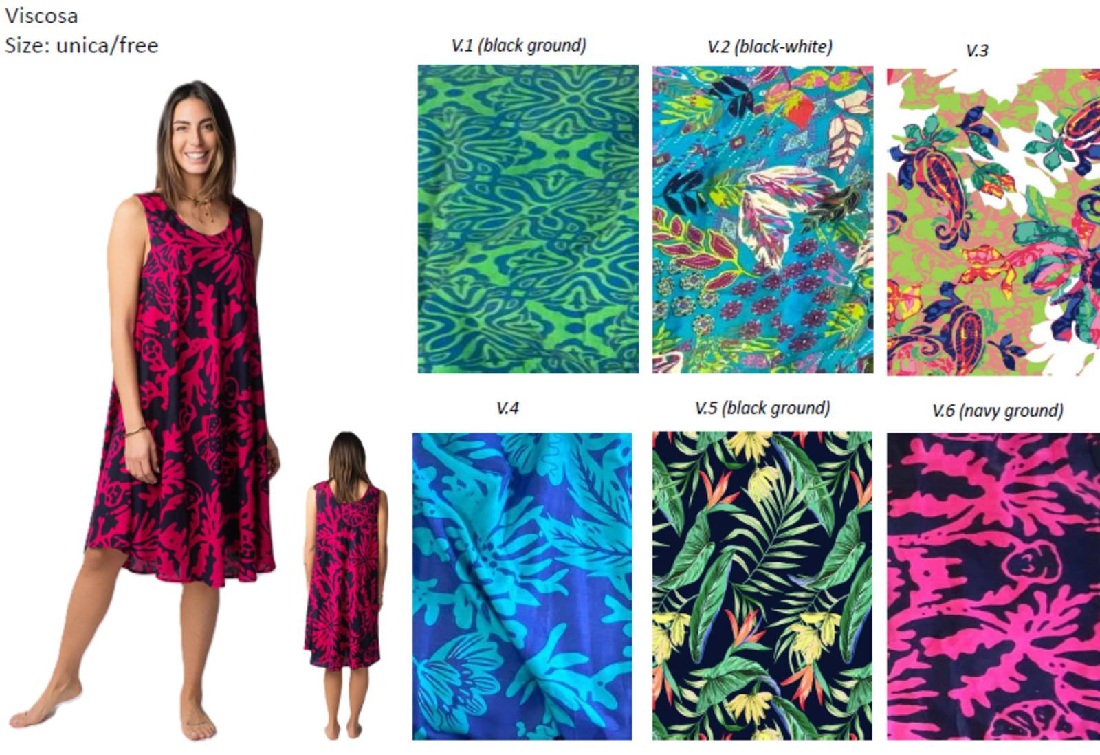 Dámské šaty velikosti S/L KF007 Tellini S.R.L. Velkoobchodní oblečení