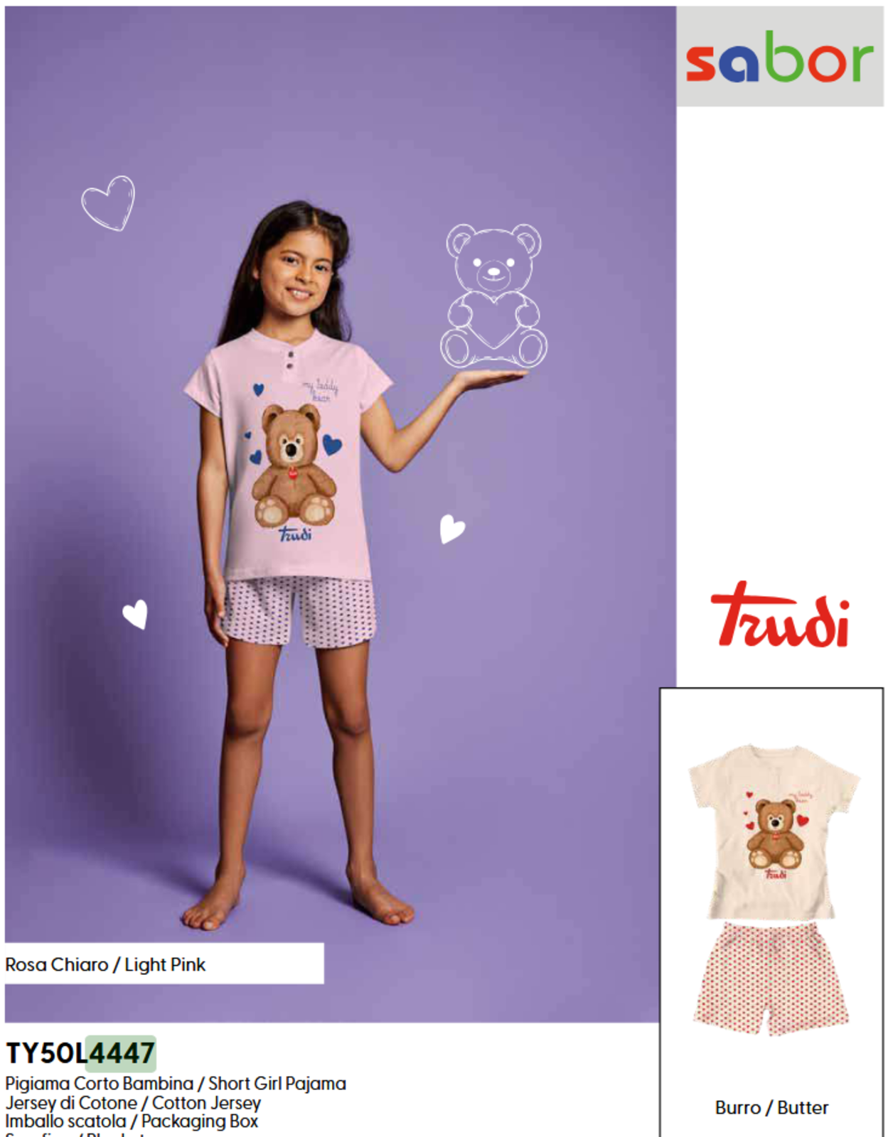 PIGIAMA BAMBINA M/M TY50L4447 Tellini S.R.L. Velkoobchodní oblečení