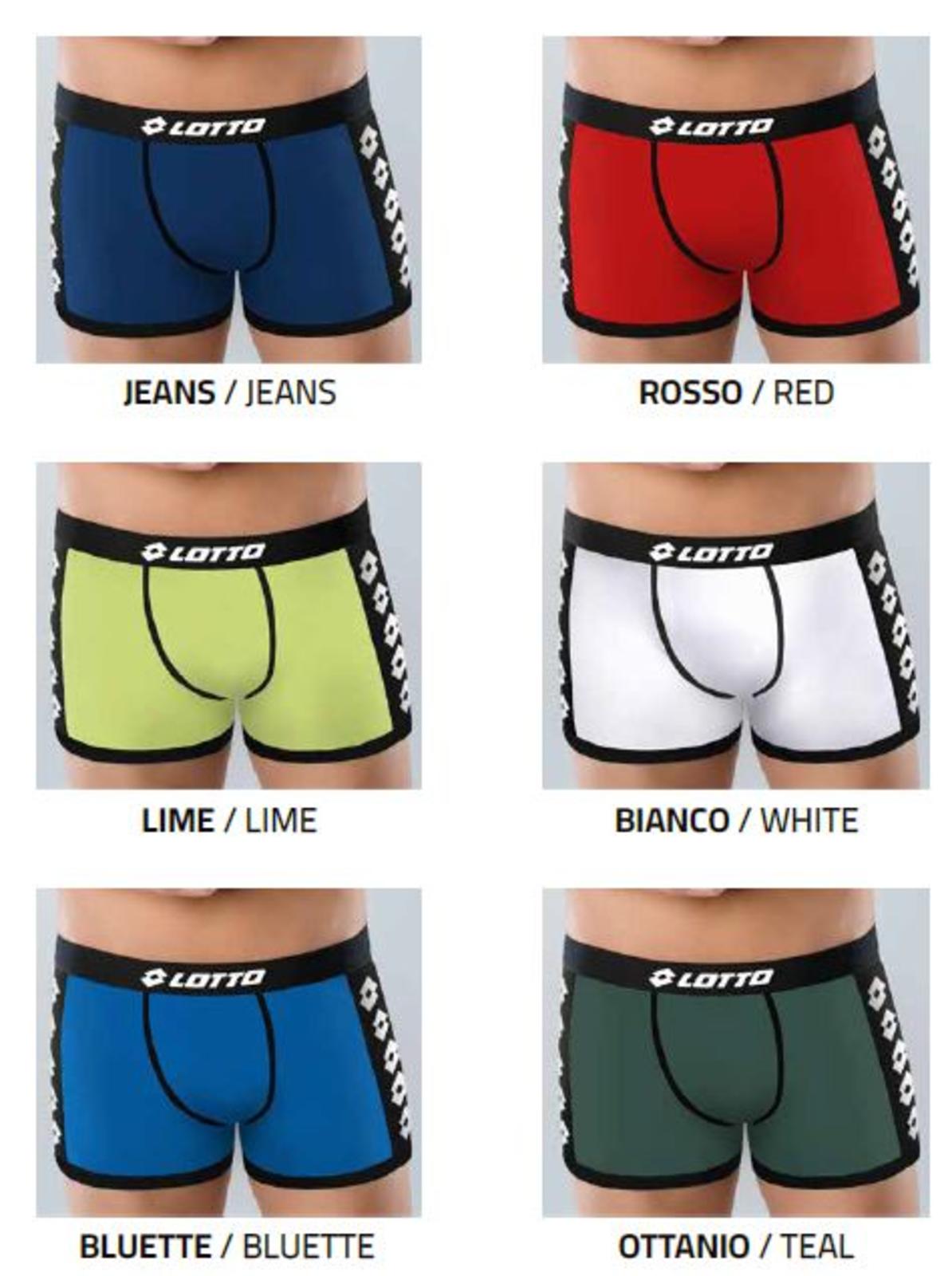 BOXER SPORTIVO RAGAZZO DA 7 AI 16 ANNI COTONE LOTTO LB4244 - Foto 3