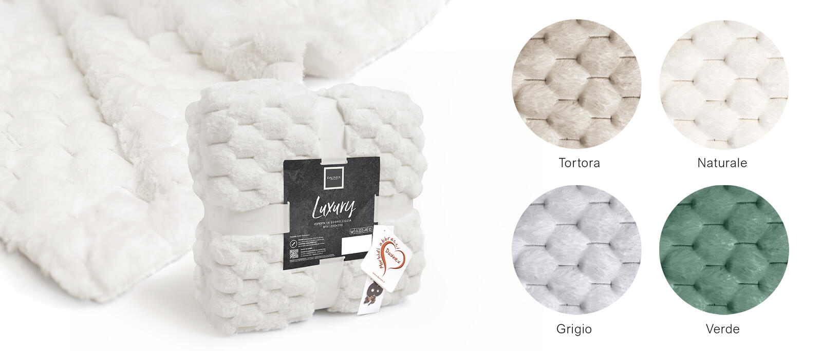 PLAID LUXURY 130X160 Tellini S.r.l. Ingrosso Abbigliamento