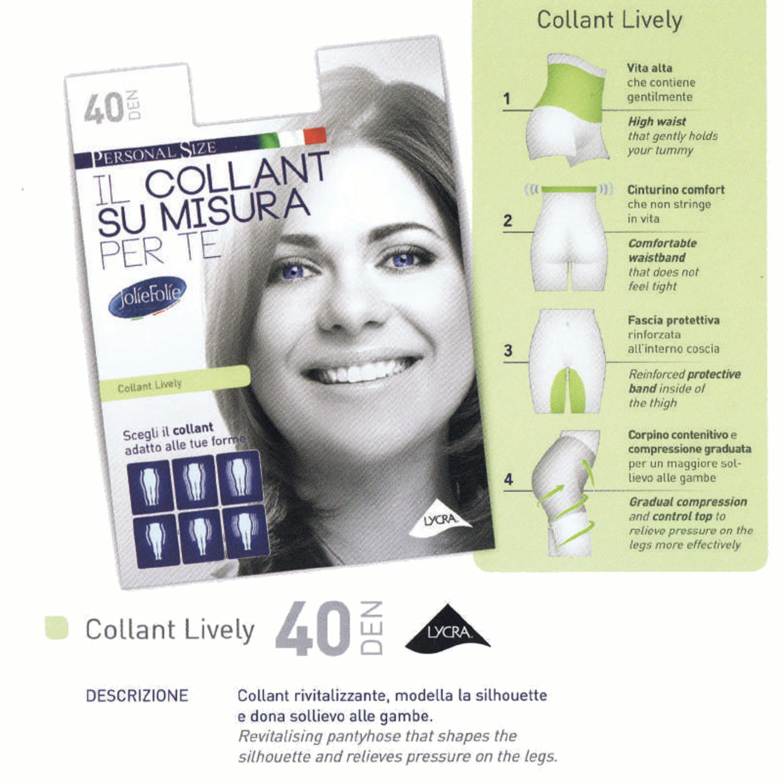 COLLANT DONNA LIVELY 40 Tellini S.r.l. Ingrosso Abbigliamento