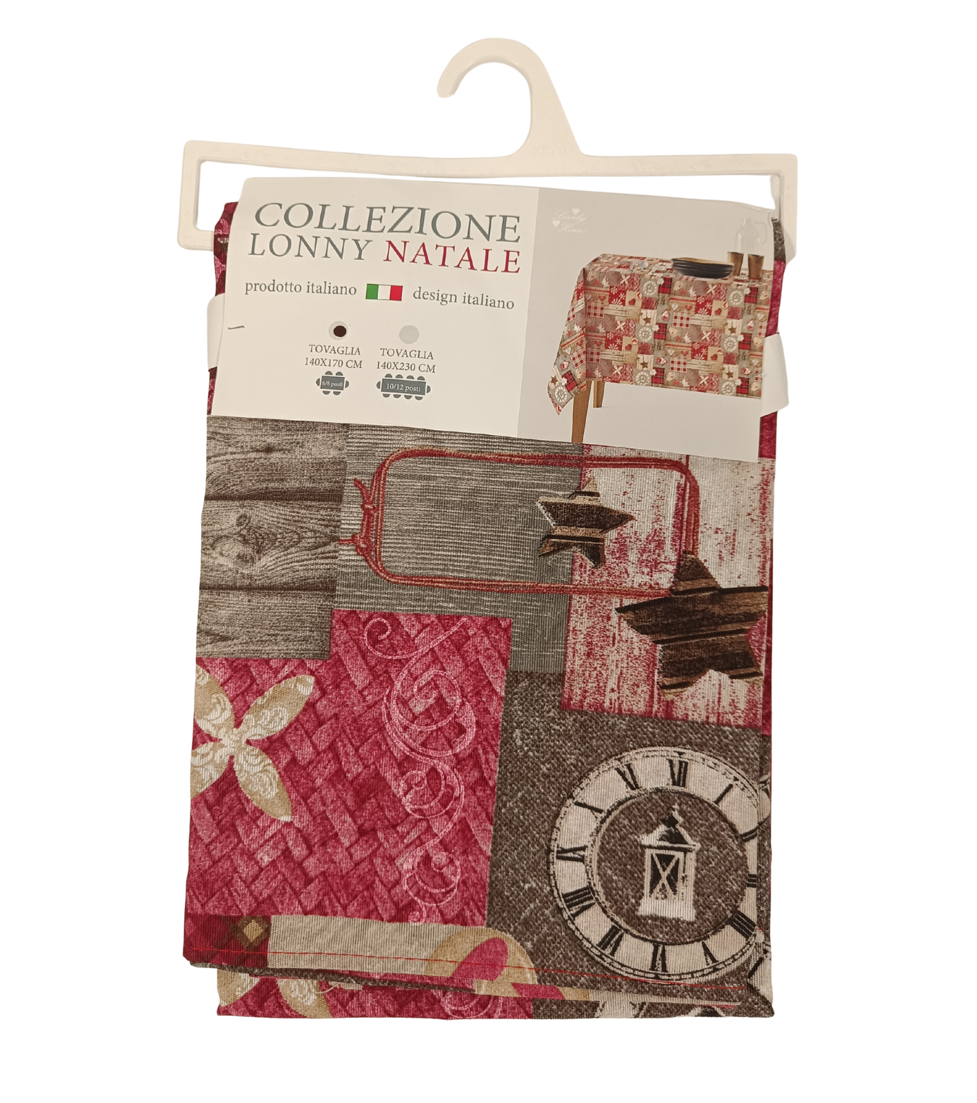 Plaid Sherpa Natalizio 140x170 Cm, 100% Poliestere, 420 G/m², Morbido E Caldo, Tema Dolce Natale