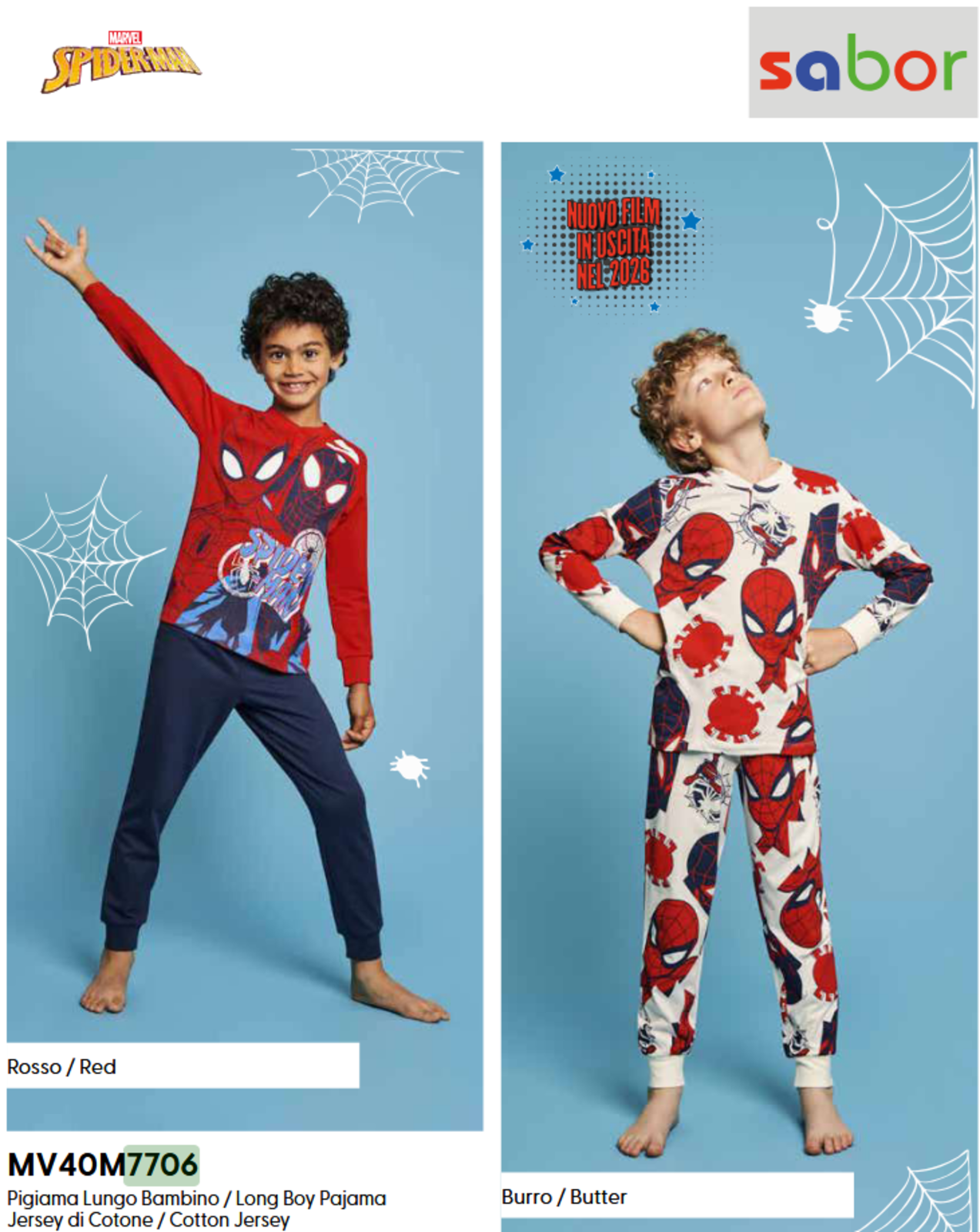 PIGIAMA BAMBINO M/L MV40M7706 Tellini S.r.l. Ingrosso Abbigliamento