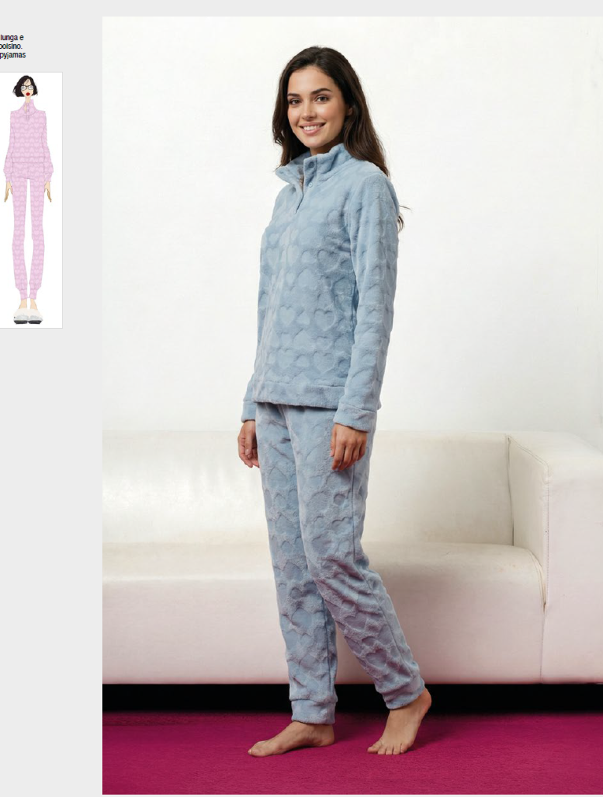 PIGIAMA SERAFINO DONNA M/L OF45 Tellini S.r.l. Ingrosso Abbigliamento
