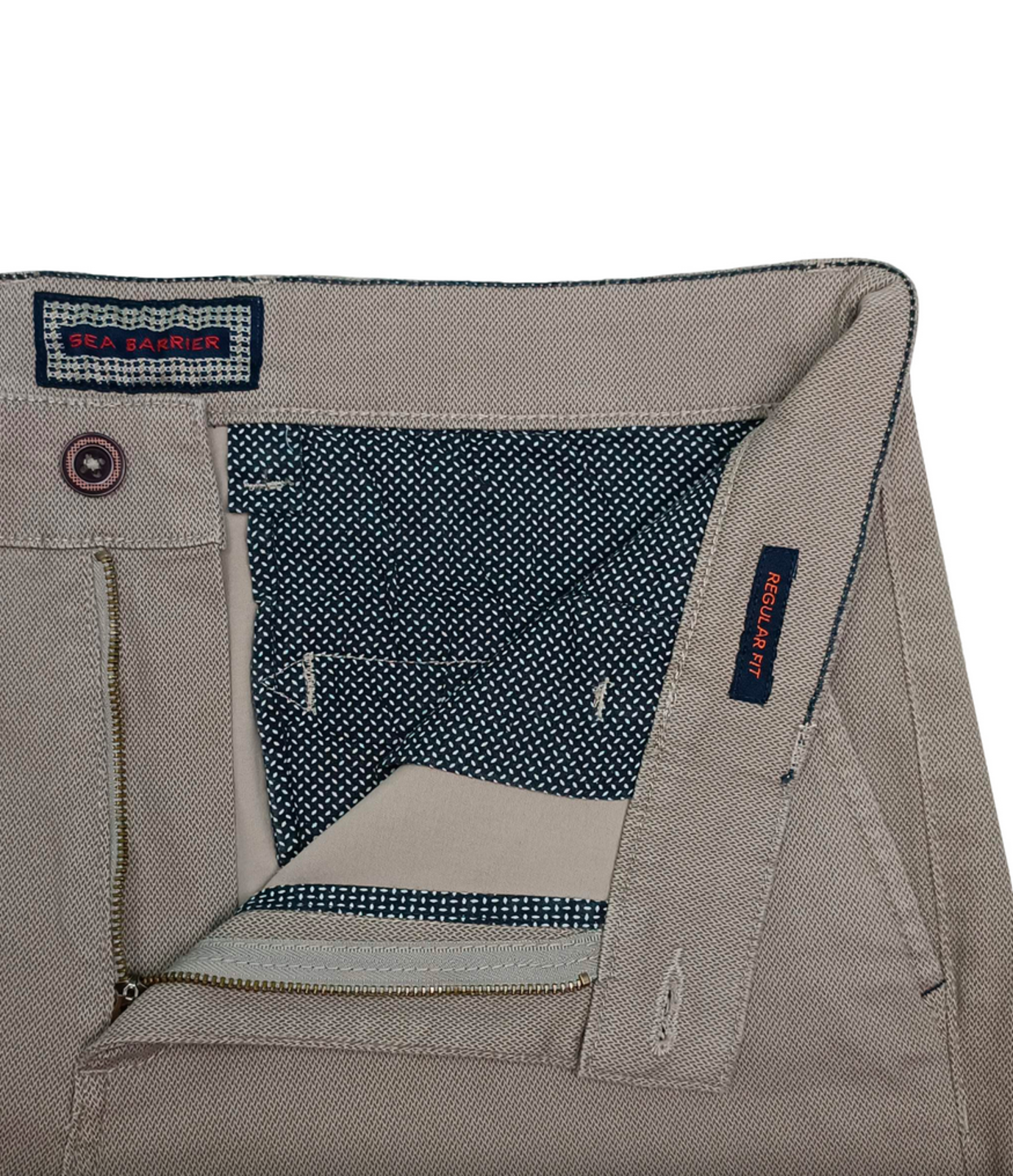 SEA BARRIER Pantalone Isola In Cotone, Nero, Taglia XL - Modello Cargo Con Tasche, Vestibilità Comoda, Vita Regolabile - 3