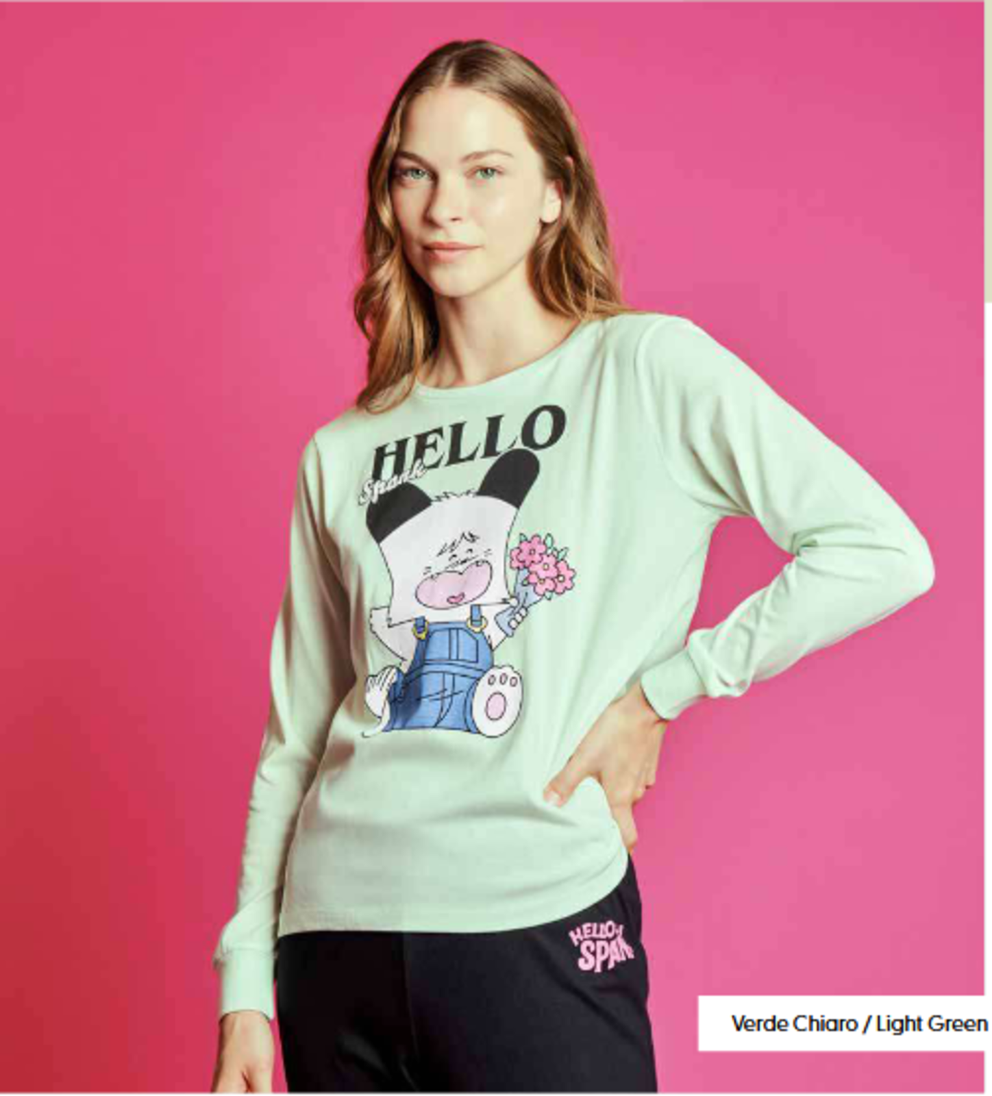 PIGIAMA DONNA M/L SFD3834 Tellini S.R.L. Großhandelskleidung