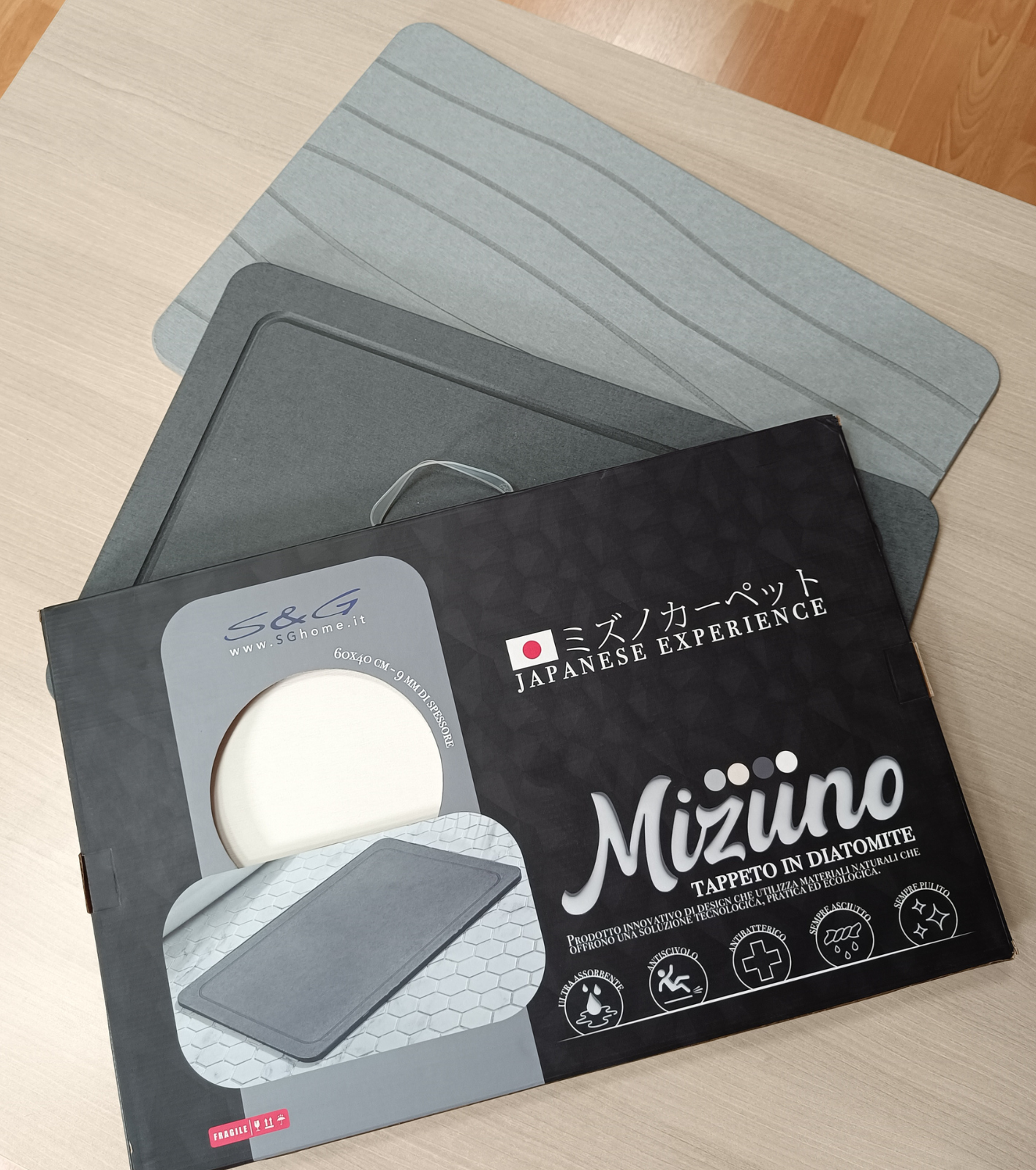TAPPETO SCENDIDOCCIA MIZUNO 60X40 Tellini S.r.l. Ingrosso Abbigliamento