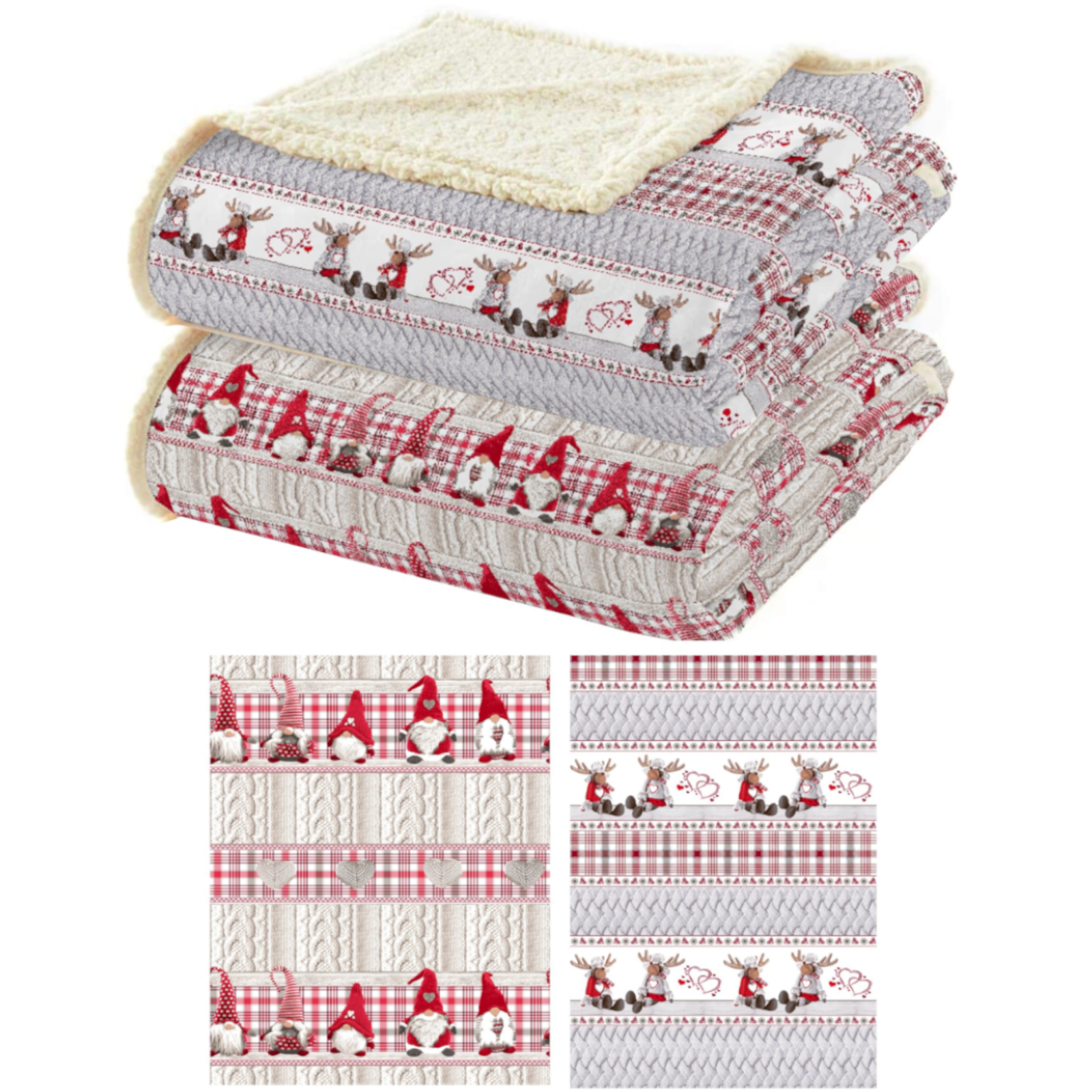 COPERTA 1P TIROLO 150X190 Tellini S.r.l. Ingrosso Abbigliamento