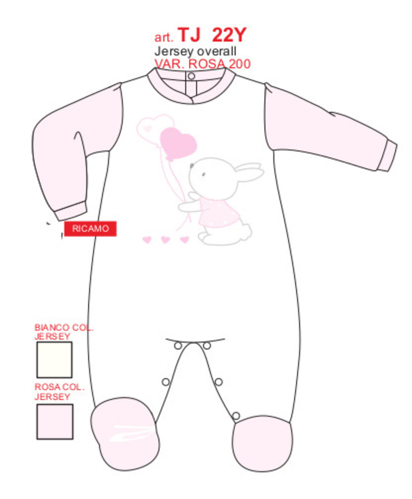 TUTINA NEONATA TJ22Y Tellini S.r.l. Ingrosso Abbigliamento