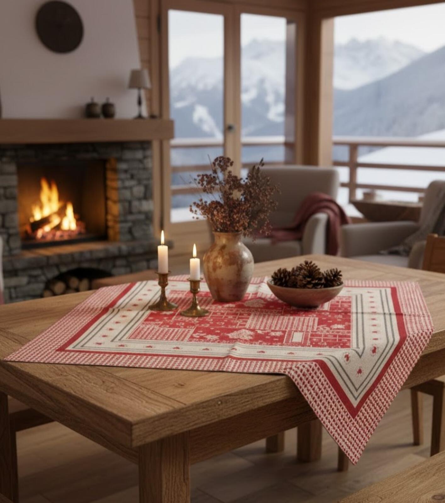 CENTROTAVOLA GRESSONEY 85X85 Tellini S.r.l. Ingrosso Abbigliamento