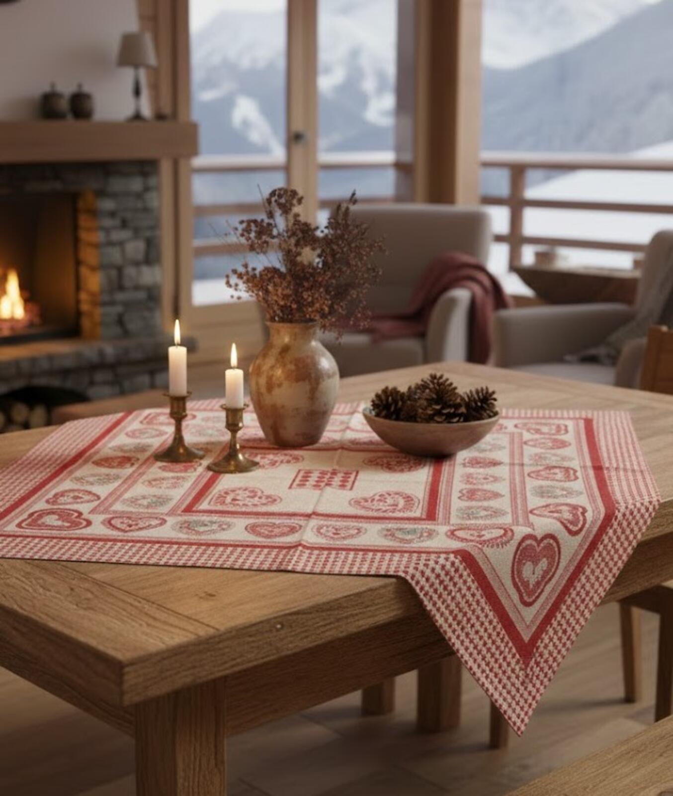 CENTROTAVOLA ALTA BADIA 85X85 Tellini S.r.l. Ingrosso Abbigliamento