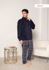 PIGIAMA SERAFINO UOMO M/L 25U03010 Tellini S.r.l. Ingrosso Abbigliamento