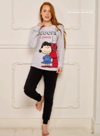 PIGIAMA DONNA M/L SND0890 Tellini S.R.L. Velkoobchodní oblečení