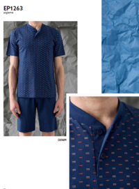 PIGIAMA UOMO M/M EP1263 Tellini S.r.l. Ingrosso Abbigliamento