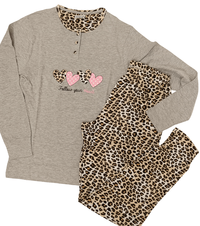 PIGIAMA SERAFINO DONNA M/L KE0119 Tellini S.r.l. Ingrosso Abbigliamento