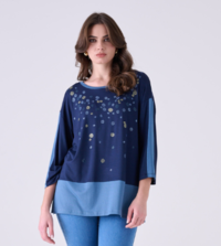 DAMEN PULLOVER MIT GESCHNITTENEM MUSTER M/L 13465C Tellini S.R.L. Großhandelskleidung
