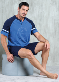 PIGIAMA SERAFINO UOMO M/M 141825 Tellini S.r.l. Ingrosso Abbigliamento