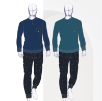 PIGIAMA SERAFINO UOMO M/L 141977 Tellini S.R.L. Veleprodajna odjeća