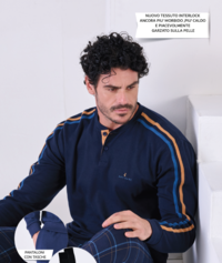 PIGIAMA SERAFINO UOMO M/L 142034 Tellini S.R.L. Großhandelskleidung
