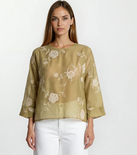 CAMICIA DONNA 3/4M 149951 Tellini S.r.l. Ingrosso Abbigliamento