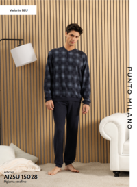PIGIAMA SERAFINO UOMO M/L 25U15028 Tellini S.r.l. Ingrosso Abbigliamento