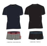 COMPLETO INTIMO UOMO M/M 21632S Tellini S.r.l. Ingrosso Abbigliamento