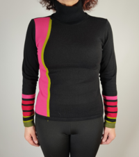 MAGLIA DONNA M/L VIOLA/EL Tellini S.r.l. Ingrosso Abbigliamento