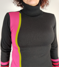 MAGLIA DONNA M/L VIOLA/EL Tellini S.r.l. Ingrosso Abbigliamento