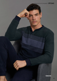 PIGIAMA UOMO M/L EP2265 Tellini S.r.l. Ingrosso Abbigliamento