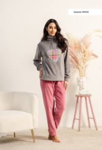 PIGIAMA SERAFINO DONNA M/L 25D23007 Tellini S.r.l. Ingrosso Abbigliamento