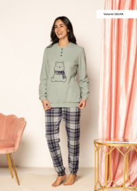 PIGIAMA SERAFINO DONNA M/L 25D25020 Tellini S.r.l. Ingrosso Abbigliamento