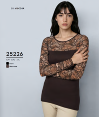 MAGLIA DONNA M/L 25226 Tellini S.r.l. Ingrosso Abbigliamento