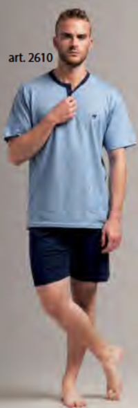 PIGIAMA UOMO M/M 2610 4/7 Tellini S.r.l. Ingrosso Abbigliamento