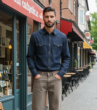 CAMICIA JEANS UOMO M/L 26W05CA/1030A Tellini S.R.L. Velkoobchodní oblečení