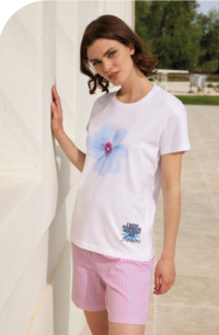 PIGIAMA CORTO DONNA M/M 3261 Tellini S.r.l. Ingrosso Abbigliamento