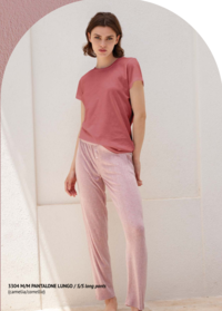 PIGIAMA GIROCOLLO DONNA M/M 3304 Tellini S.r.l. Ingrosso Abbigliamento