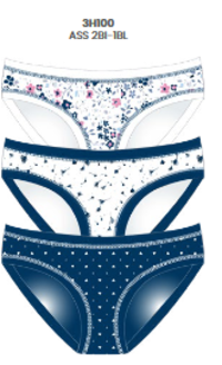 TRIS SLIP DONNA 3362 COLORE Tellini S.r.l. Ingrosso Abbigliamento