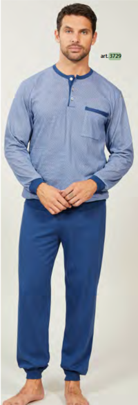 PIGIAMA SERAFINO CONFORMATO UOMO M/L 3729 Tellini S.r.l. Ingrosso Abbigliamento