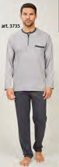 PIGIAMA SERAFINO CONFORMATO UOMO M/L 3735 Tellini S.r.l. Ingrosso Abbigliamento
