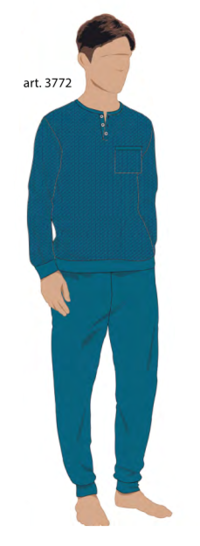 PIGIAMA SERAFINO UOMO M/L 3772 Tellini S.R.L. Veleprodajna odjeća