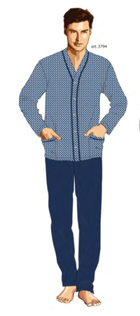 PIGIAMA APERTO UOMO M/L 3794 Tellini S.R.L. Veleprodajna odjeća