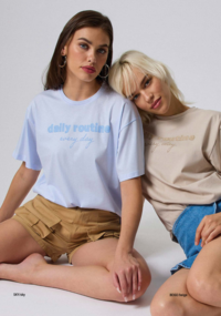 DAMEN T-SHIRT M/M 4759 Tellini S.R.L. Großhandelskleidung