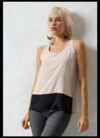 DAMEN-TANKTOP S/L 4763 Tellini S.R.L. Großhandelskleidung