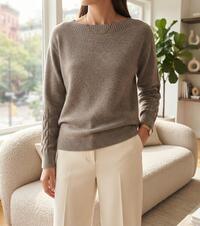 MAGLIA CONFORMATA M/L DONNA M104 Tellini S.r.l. Ingrosso Abbigliamento