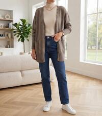 CARDIGAN CONFORMATO DONNA M110 Tellini S.r.l. Ingrosso Abbigliamento