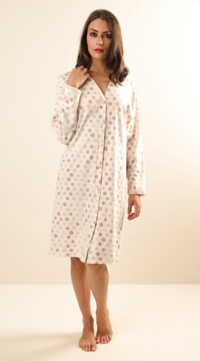 CAMICIA NOTTE APERTA M/L DONNA Z50043 Tellini S.r.l. Ingrosso Abbigliamento