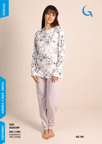 PIGIAMA DONNA M/L 5020 Tellini S.r.l. Ingrosso Abbigliamento