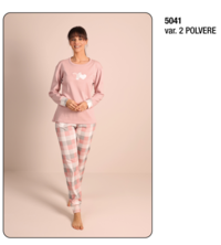 PIGIAMA DONNA M/L 5041 Tellini S.r.l. Ingrosso Abbigliamento